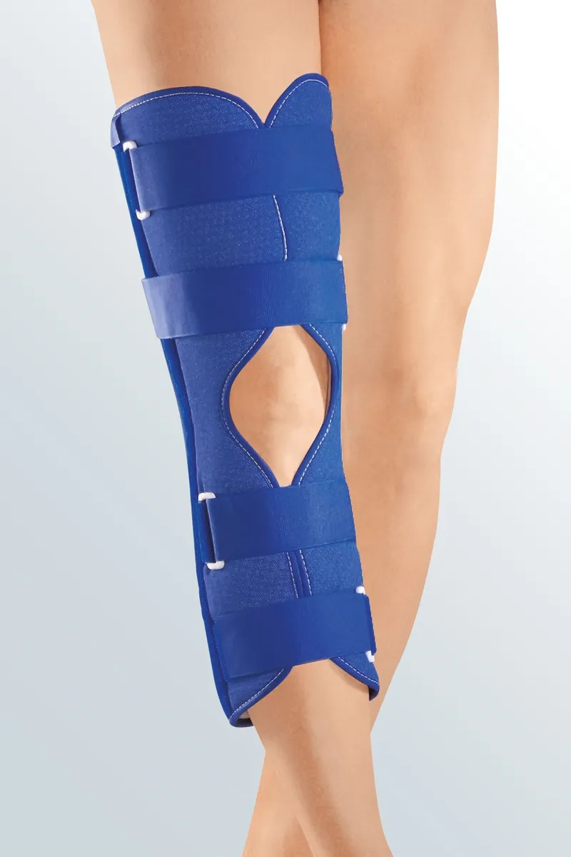 medi Jeans knie-orthese voor immobilisatie blauw, verschillende maten
