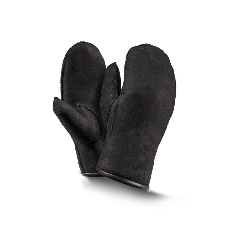 fellhof handschoenen Basic ademend en temperatuurregulerend, binnenmateriaal: 100% lamsvel, kleur: zwart