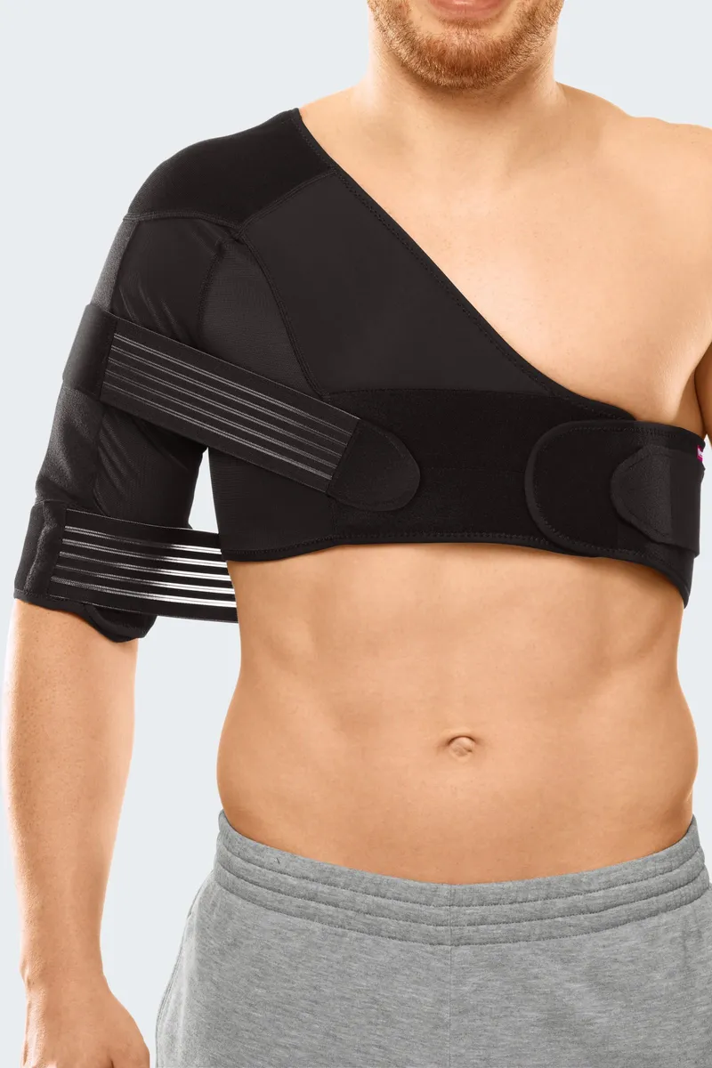 medi Shoulder action schoudergewrichtorthese zwart in verschillende maten