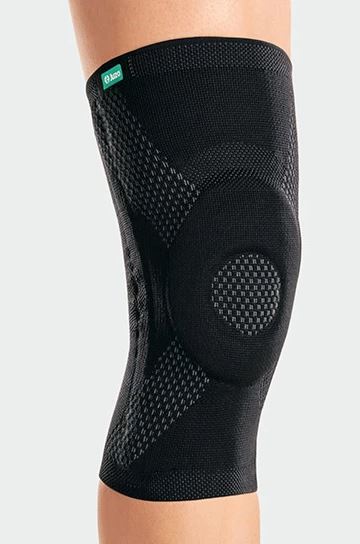 JuzoFlex Genu Xtra Wide kniebandage stabiliseert en ontlast het kniegewricht met comfortzone