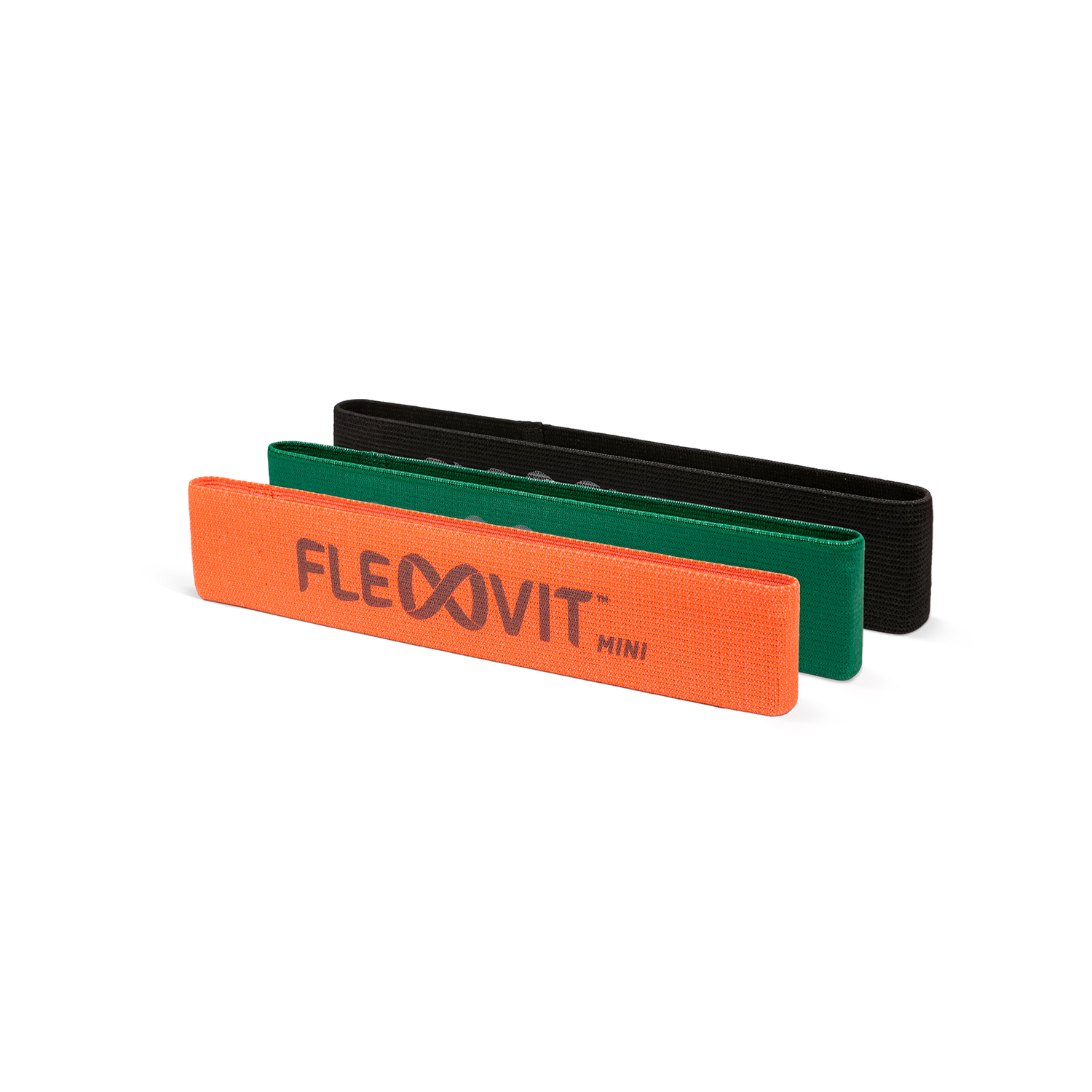 FLEXVIT fitnessband MINI set van 3 "athlet" voor opwarming, activering en revalidatie